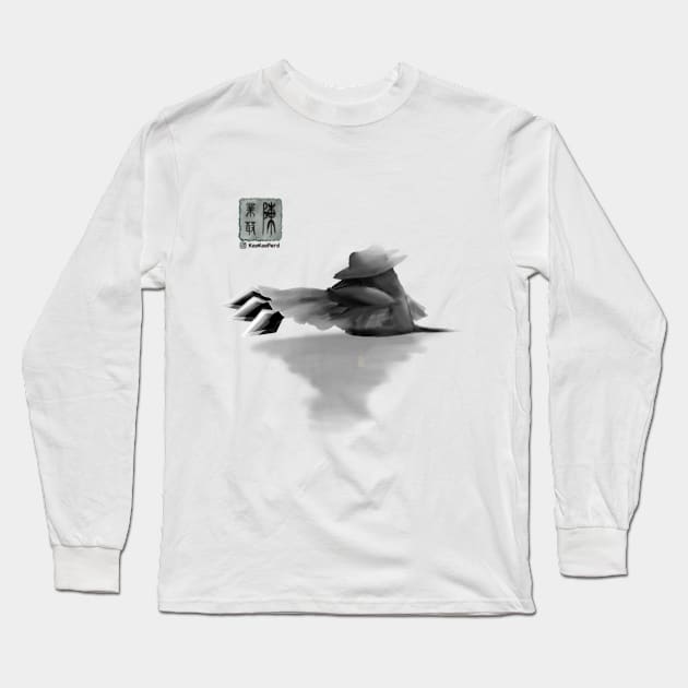 Agent Crow Long Sleeve T-Shirt by KooKooPerd